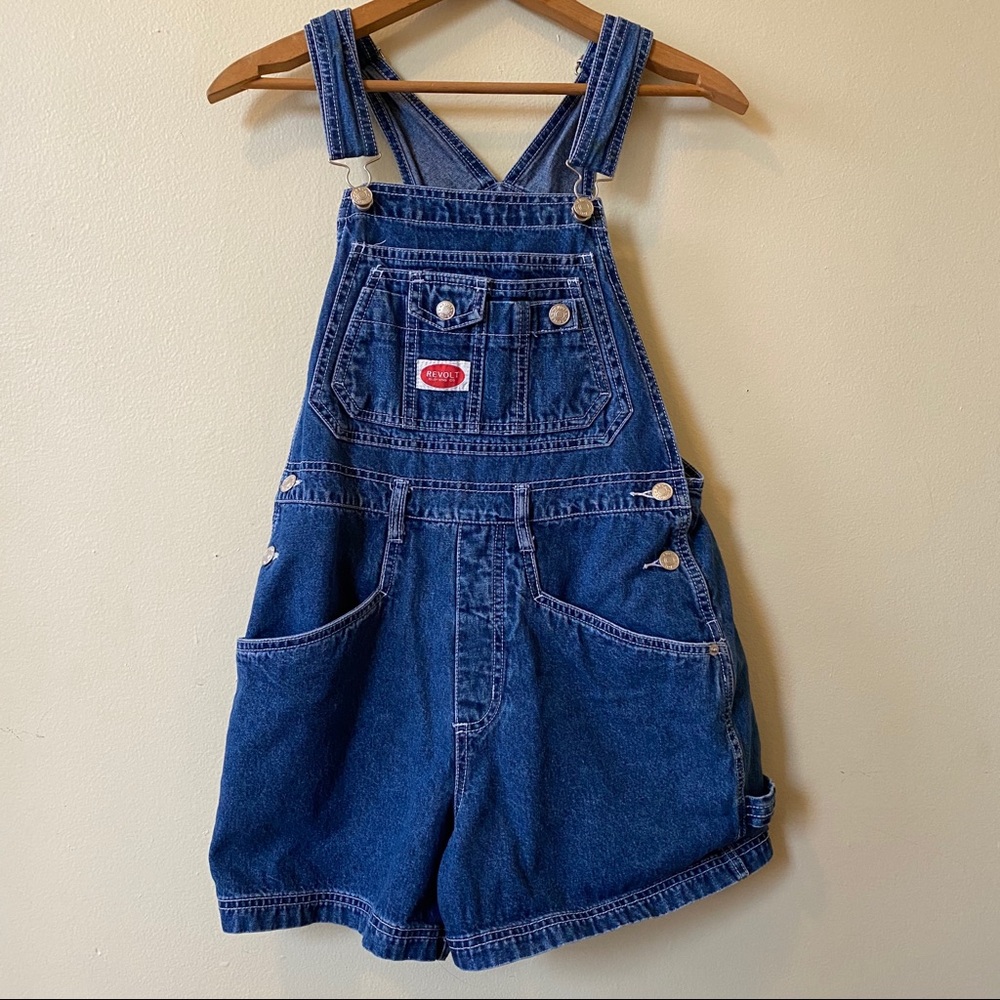 Revolt denim overalls